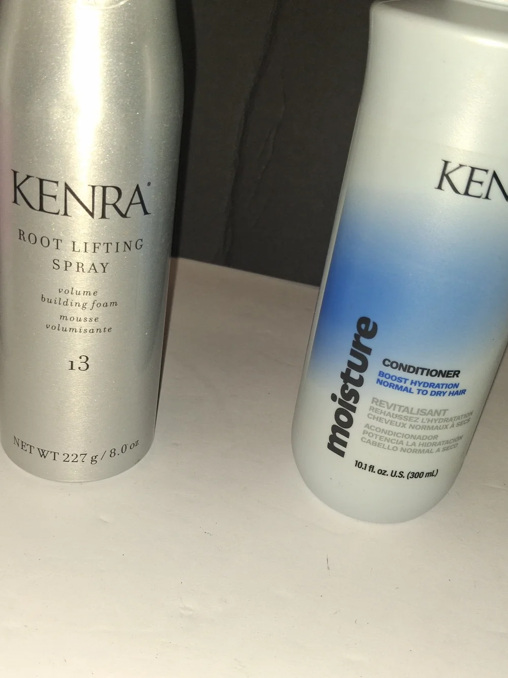 Kenra Volume Shampoo & Moisture Conditioner root lifting root spray Set